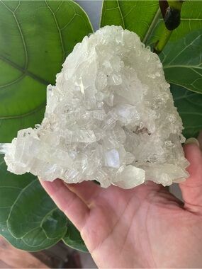 Incredible mountain of crystals. Clear quartz cluster Brazil